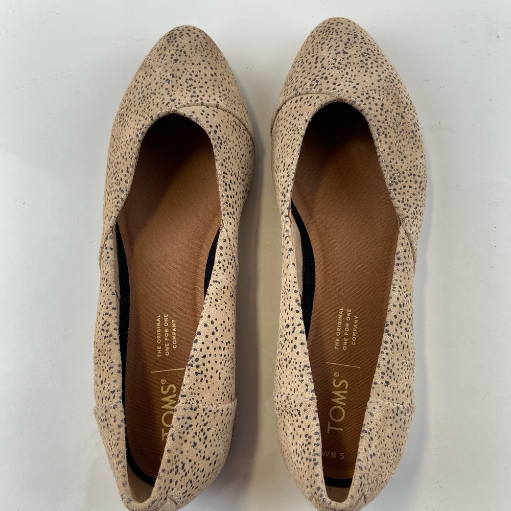 Tom’s Sand Jutti Neat Slip On Flats Casual Almond Toe Women’s Size 8.5 Shoe. - Picture 5 of 12